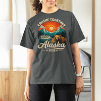 Alaska Cruise T Shirt For Women Retro Alaskan Cruisin Together Matching Family Cruise - Wonder Print Shop