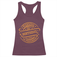 50th Birthday Trip Racerback Tank Top Retro Funny Milestone Vacation - Wonder Print Shop
