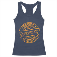 50th Birthday Trip Racerback Tank Top Retro Funny Milestone Vacation - Wonder Print Shop