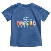 Hello Summer Vacation Ice Cream Popsicle Ice Lolly Toddler T Shirt - Wonder Print Shop
