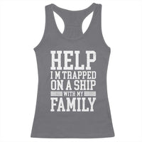 Funny Family Cruise Racerback Tank Top Vacation Trip Matching Cruise Ship - Wonder Print Shop