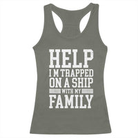 Funny Family Cruise Racerback Tank Top Vacation Trip Matching Cruise Ship - Wonder Print Shop