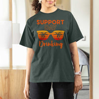 Funny Drinking T Shirt For Women Support Day Drinking Summer Beach Vacation - Wonder Print Shop