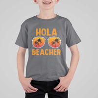 Hola Beaches T Shirt For Kid Funny Beach Vacation Summer - Wonder Print Shop
