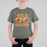 Hola Beaches T Shirt For Kid Funny Beach Vacation Summer - Wonder Print Shop