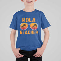 Hola Beaches T Shirt For Kid Funny Beach Vacation Summer - Wonder Print Shop