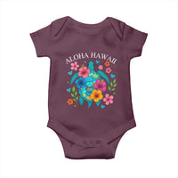 Aloha Hawaii Baby Onesie Sea Turtle Summer Hawaiian Island - Wonder Print Shop
