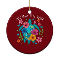 Aloha Hawaii Ceramic Ornament Sea Turtle Summer Hawaiian Island - Wonder Print Shop