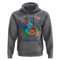 Aloha Hawaii Hoodie Sea Turtle Summer Hawaiian Island - Wonder Print Shop