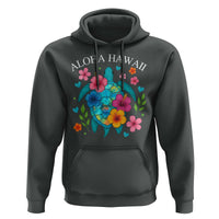 Aloha Hawaii Hoodie Sea Turtle Summer Hawaiian Island - Wonder Print Shop