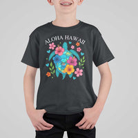 Aloha Hawaii T Shirt For Kid Sea Turtle Summer Hawaiian Island - Wonder Print Shop