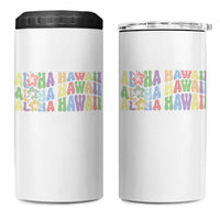 Aloha Hawaii 4 in 1 Can Cooler Tumbler Flower Summer Hawaiian Island - Wonder Print Shop