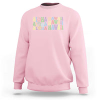 Aloha Hawaii Sweatshirt Flower Summer Hawaiian Island - Wonder Print Shop