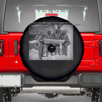 Tuskegee Airmen Spare Tire Cover African American Heroes Preparing for Battle WW2 - Wonder Print Shop