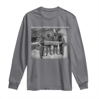 Tuskegee Airmen Long Sleeve Shirt African American Heroes Preparing for Battle WW2 - Wonder Print Shop