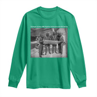 Tuskegee Airmen Long Sleeve Shirt African American Heroes Preparing for Battle WW2 - Wonder Print Shop