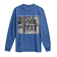 Tuskegee Airmen Long Sleeve Shirt African American Heroes Preparing for Battle WW2 - Wonder Print Shop