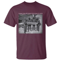 Tuskegee Airmen T Shirt African American Heroes Preparing for Battle WW2 - Wonder Print Shop