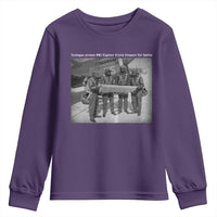 Tuskegee Airmen Youth Sweatshirt African American Heroes Preparing for Battle WW2 - Wonder Print Shop