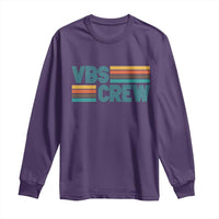 VBS Crew Long Sleeve Shirt Vacation Bible School Church Camp Retro Vintage - Wonder Print Shop
