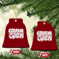 Cousin Crew Ceramic Ornament Cute Matching Cousins Summer Beach Vacation - Wonder Print Shop