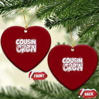 Cousin Crew Ceramic Ornament Cute Matching Cousins Summer Beach Vacation - Wonder Print Shop