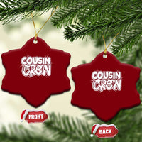 Cousin Crew Ceramic Ornament Cute Matching Cousins Summer Beach Vacation - Wonder Print Shop