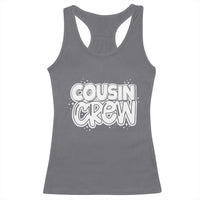 Cousin Crew Racerback Tank Top Cute Matching Cousins Summer Beach Vacation - Wonder Print Shop