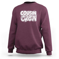 Cousin Crew Sweatshirt Cute Matching Cousins Summer Beach Vacation - Wonder Print Shop