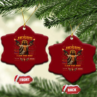 Jesus I Am the Way Character Stats RPG Books Ceramic Ornament