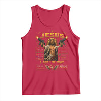 Jesus I Am the Way Character Stats RPG Books Tank Top