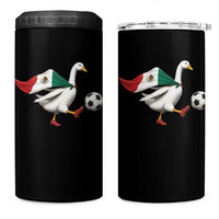 Mexico Soccer Goose 4 in 1 Can Cooler Tumbler Mexico Futbol Fan