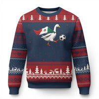 Mexico Soccer Goose Ugly Christmas Sweater Mexico Futbol Fan