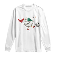 Mexico Soccer Goose Long Sleeve Shirt Mexico Futbol Fan