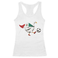Mexico Soccer Goose Racerback Tank Top Mexico Futbol Fan