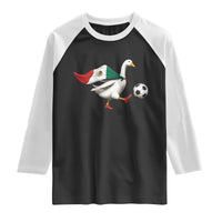 Mexico Soccer Goose Raglan Shirt Mexico Futbol Fan