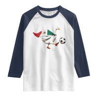 Mexico Soccer Goose Raglan Shirt Mexico Futbol Fan