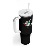 Mexico Soccer Goose Tumbler With Handle Mexico Futbol Fan