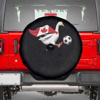 Canada Soccer Goose Spare Tire Cover Canadian Flag Patriotic Football Fan Graphic