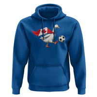 Canada Soccer Goose Hoodie Canadian Flag Patriotic Football Fan Graphic