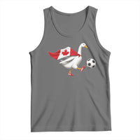 Canada Soccer Goose Tank Top Canadian Flag Patriotic Football Fan Graphic
