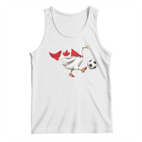 Canada Soccer Goose Tank Top Canadian Flag Patriotic Football Fan Graphic