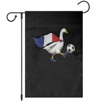 France Soccer Goose Garden Flag French Flag Patriotic Football Fan Graphic