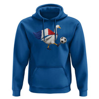 France Soccer Goose Hoodie French Flag Patriotic Football Fan Graphic