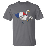 France Soccer Goose T Shirt French Flag Patriotic Football Fan Graphic