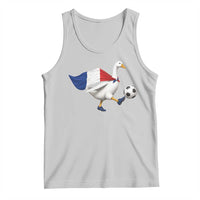 France Soccer Goose Tank Top French Flag Patriotic Football Fan Graphic