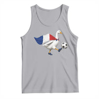 France Soccer Goose Tank Top French Flag Patriotic Football Fan Graphic