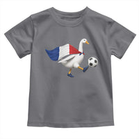 France Soccer Goose Toddler T Shirt French Flag Patriotic Football Fan Graphic