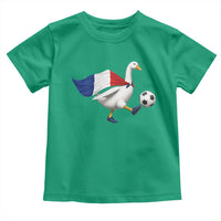 France Soccer Goose Toddler T Shirt French Flag Patriotic Football Fan Graphic
