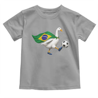 Brazil Soccer Goose Toddler T Shirt Brazilian Flag Patriotic Football Fan Graphic